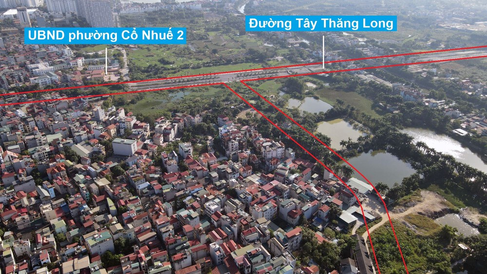 ban do quy hoach phuong co nhue 2 bac tu liem ha noi ke hoach su dung dat 61686 64