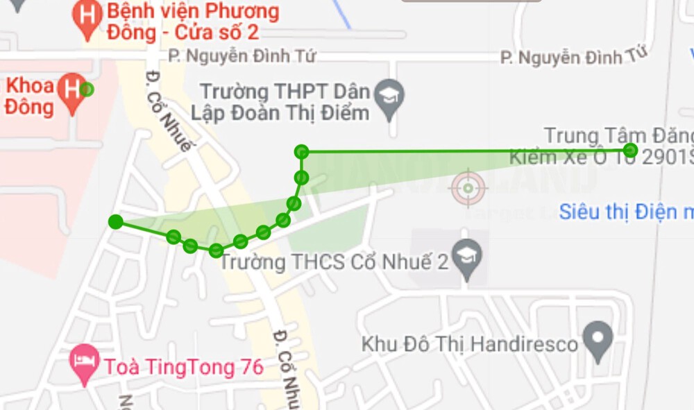 ban do quy hoach phuong co nhue 2 bac tu liem ha noi ke hoach su dung dat 61686 66