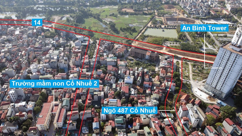 ban do quy hoach phuong co nhue 2 bac tu liem ha noi ke hoach su dung dat 61686 67