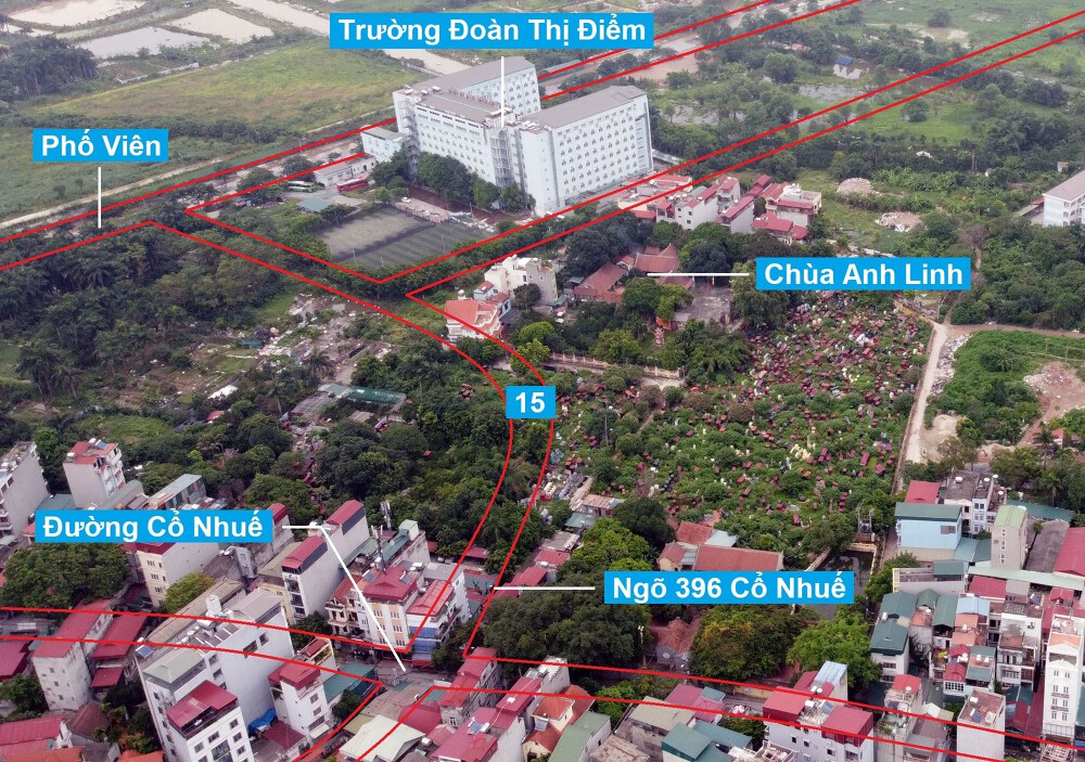 ban do quy hoach phuong co nhue 2 bac tu liem ha noi ke hoach su dung dat 61686 68