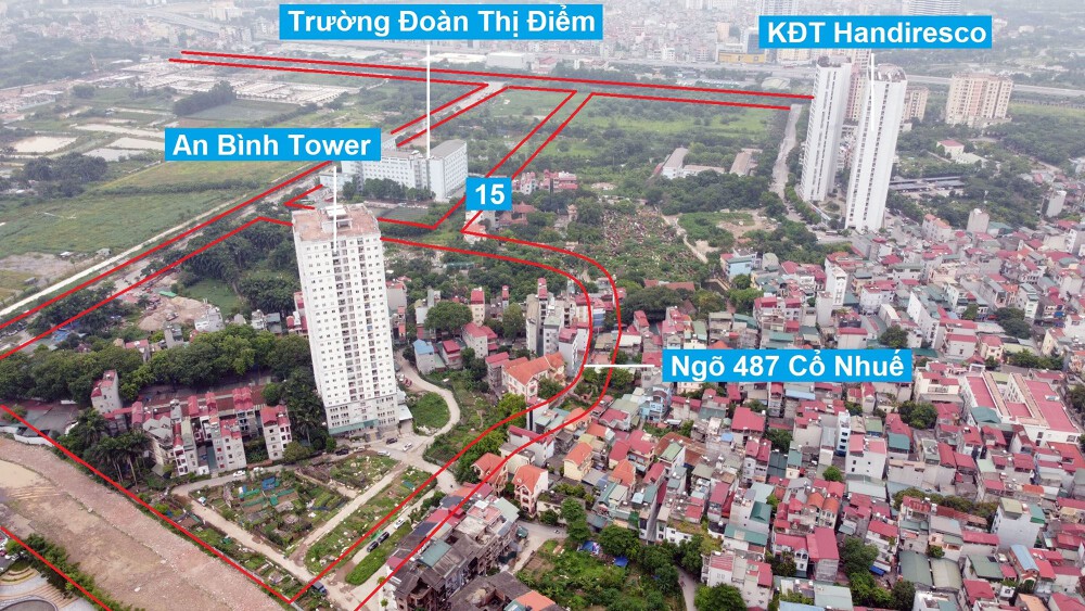 ban do quy hoach phuong co nhue 2 bac tu liem ha noi ke hoach su dung dat 61686 71