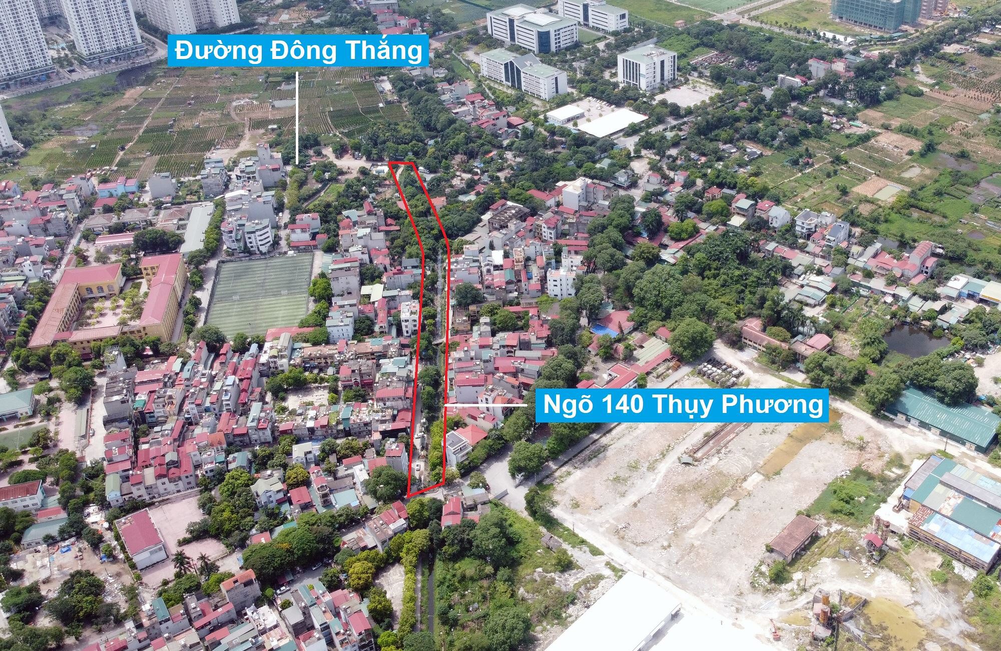 ban do quy hoach phuong dong ngac bac tu liem ha noi ke hoach su dung dat 60635 38