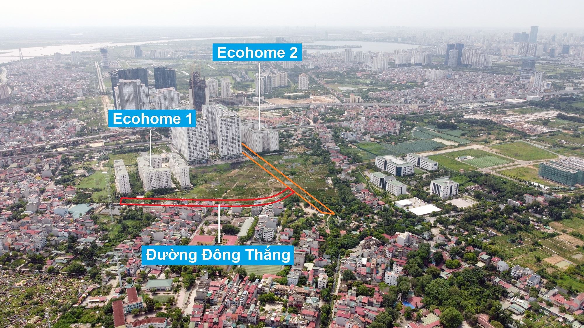 ban do quy hoach phuong dong ngac bac tu liem ha noi ke hoach su dung dat 60635 46