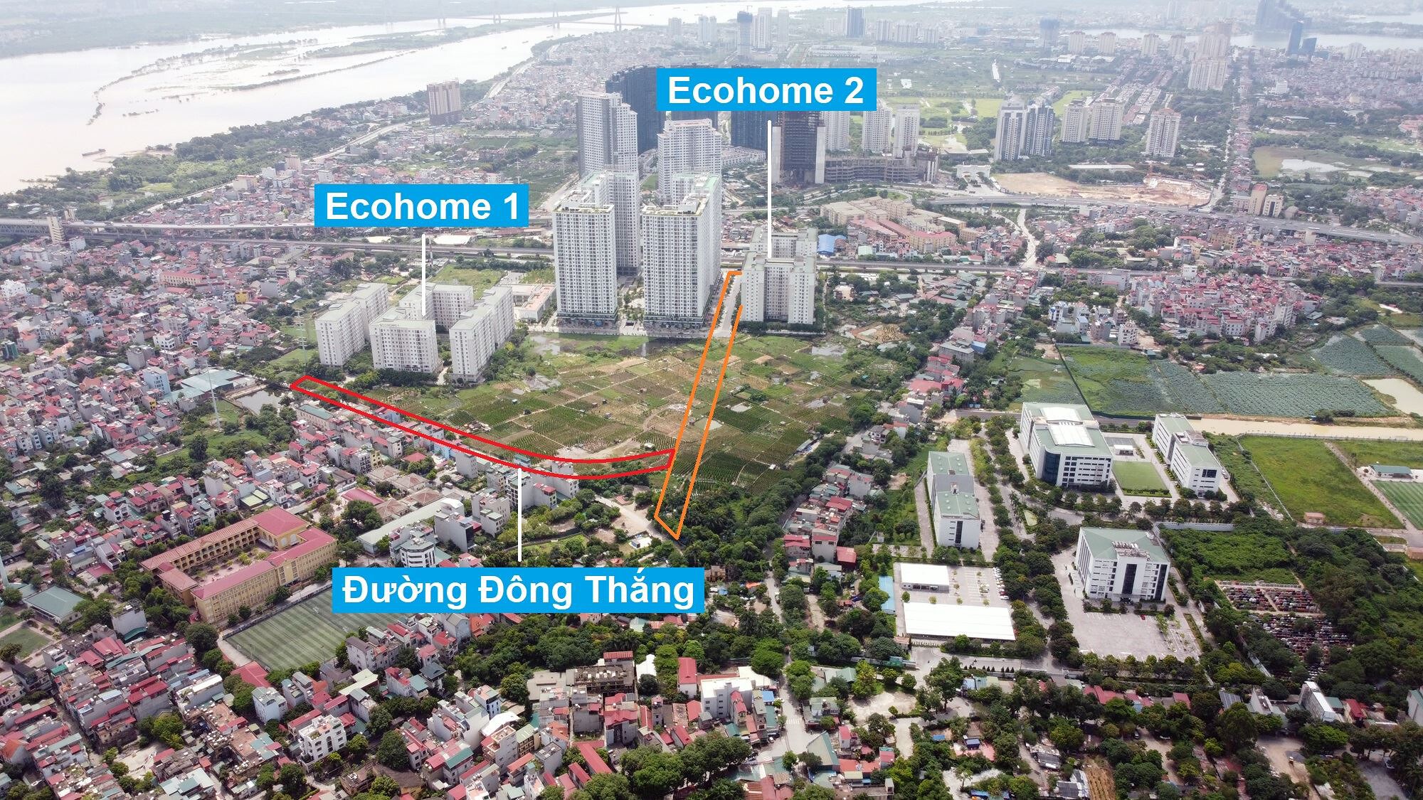 ban do quy hoach phuong dong ngac bac tu liem ha noi ke hoach su dung dat 60635 47