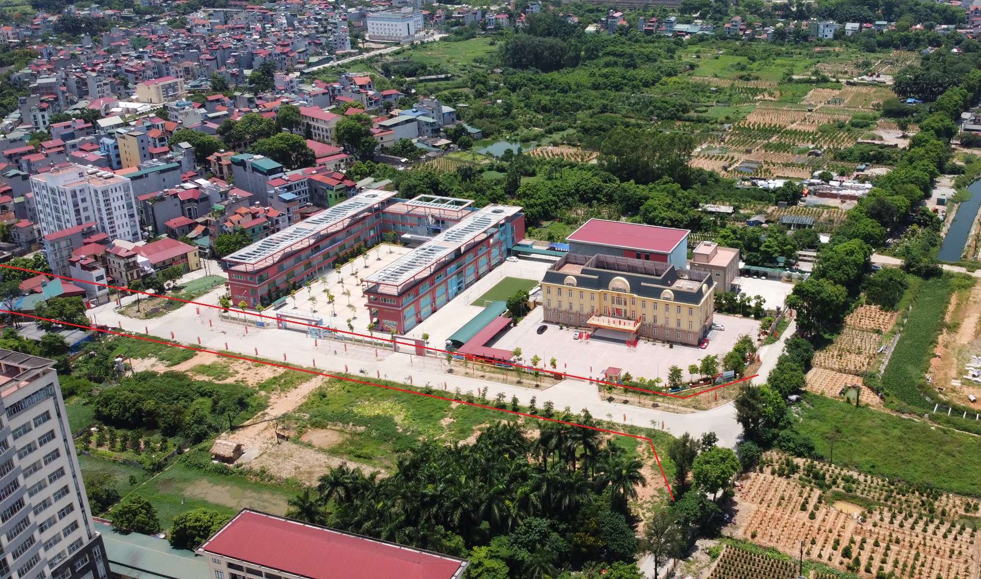 đường sẽ mở theo qui hoạch ở phường Đức Thắng, Bắc Từ Liêm, Hà Nội - Ảnh 3.