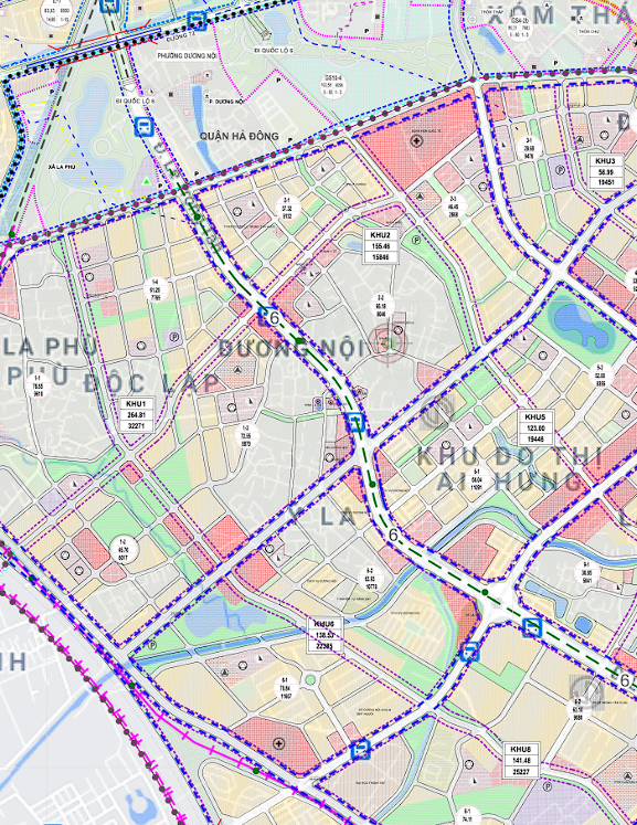 Bản đồ quy hoạch sử dụng đất phường Dương Nội, Hà Đông, Hà Nội - Ảnh 2.