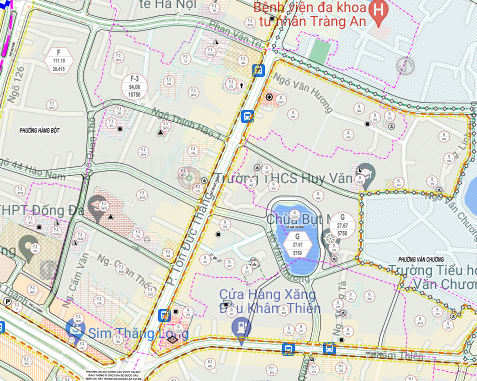 Bản đồ quy hoạch sử dụng đất phường Hàng Bột, Đống Đa, Hà Nội - Ảnh 2.
