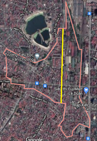 Đường sẽ mở ở phường Khâm Thiên Đống Đa, Hà Nội - Ảnh 2.