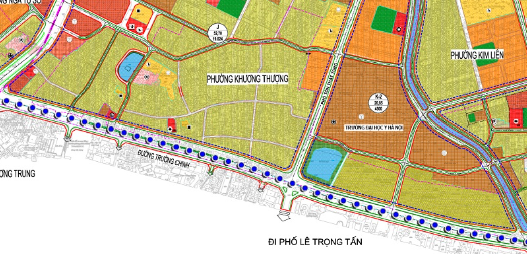 Bản đồ quy hoạch giao thông phường Khương Thượng, Đống Đa, Hà Nội - Ảnh 2.