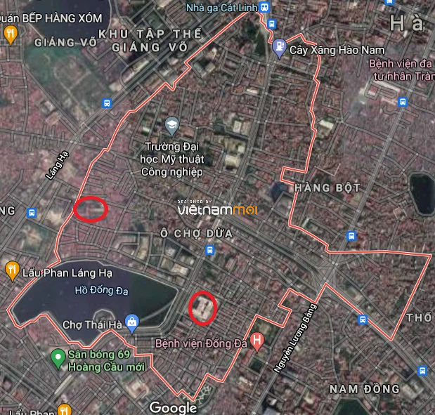 Đất dính quy hoạch ở phường Ô Chợ Dừa, Đống Đa, Hà Nội - Ảnh 2.