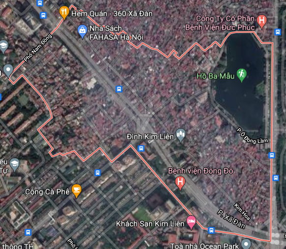 Bản đồ quy hoạch sử dụng đất huyện Phương Liên, Đông Đa Phương, Hà Nội - Ảnh 1.