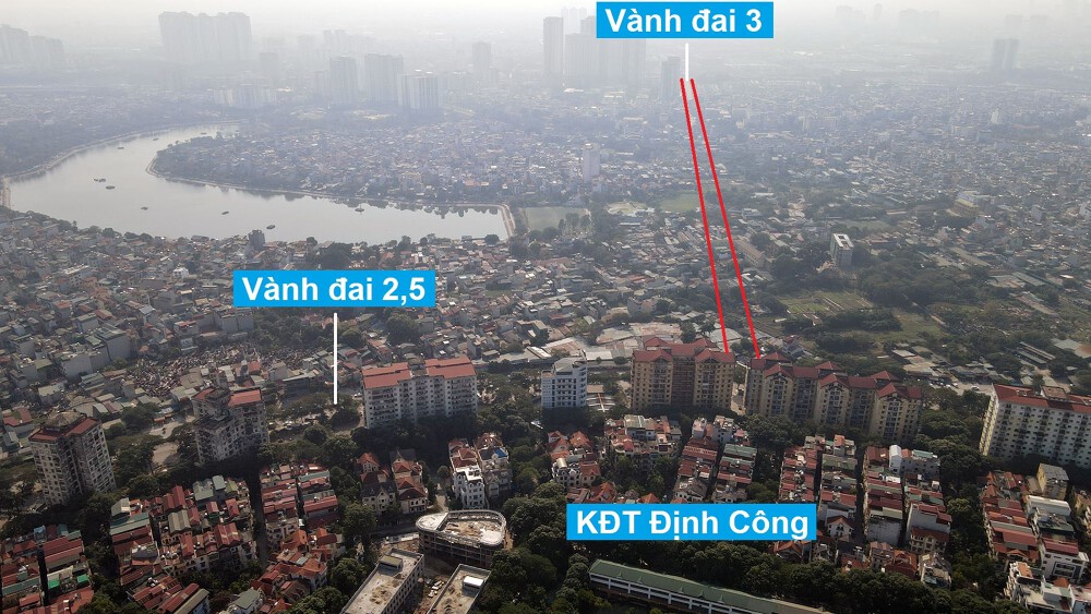Bản đồ quy hoạch sử dụng đất phường Định Công, Hoàng Mai, Hà Nội