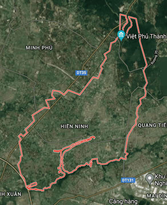Bản đồ quy hoạch sử dụng đất xã Hiền Ninh, Sóc Sơn, Hà Nội