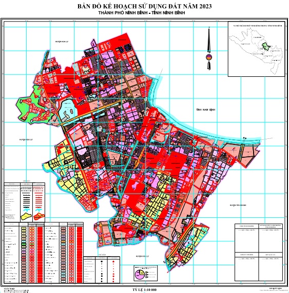 Bản đồ quy hoạch thành phố Ninh Bình năm 2024| Kế hoạch sử dụng đất Bản đồ quy hoạch thành phố Ninh Bình năm 2024| Kế hoạch sử dụng đất
