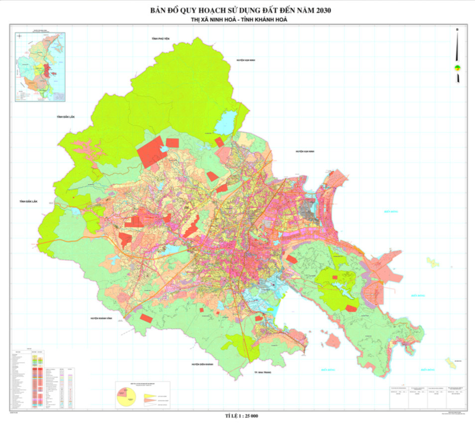 Bản đồ quy hoạch thị xã Ninh Hòa