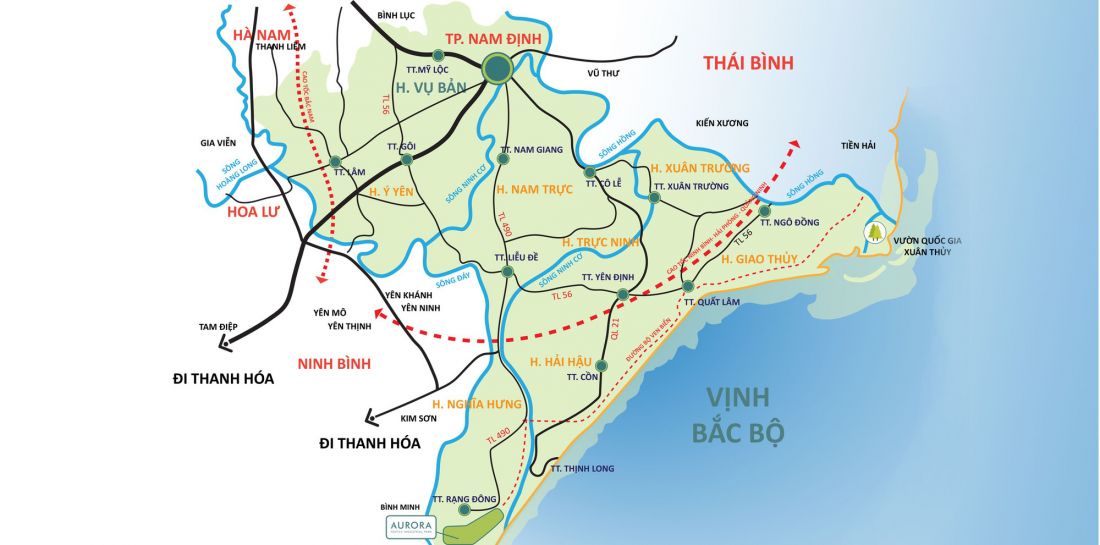 Bản đồ quy hoạch tỉnh Nam Định|Kế hoạch sử dụng đất