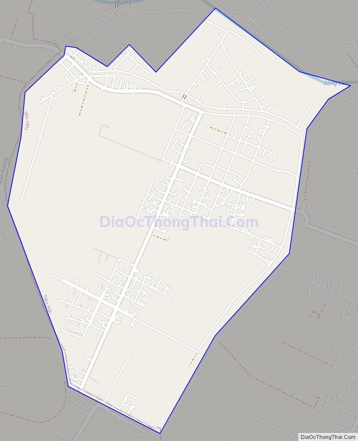 Bản đồ quy hoạch xã Bắc Hải huyện Tiền Hải, Thái Bình