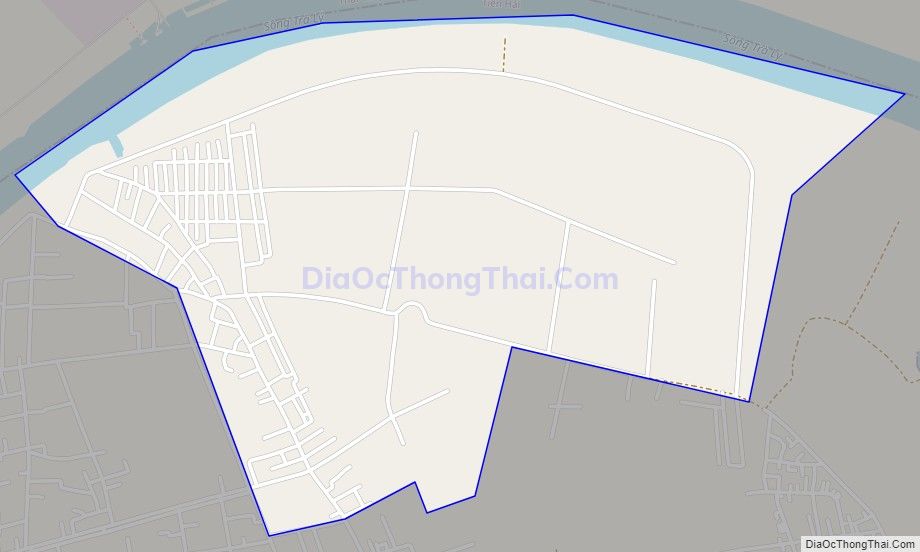 Bản đồ quy hoạch xã Đông Hải huyện Tiền Hải, Thái Bình