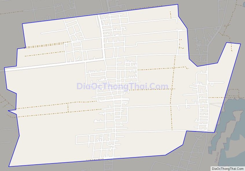 Bản đồ quy hoạch xã Đông Hoàng huyện Tiền Hải, Thái Bình