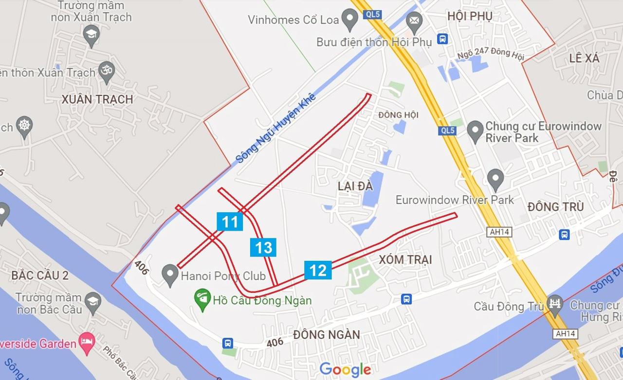 Bản đồ quy hoạch Xã Đông Hội, Đông Anh, Hà Nội| Kế hoạch sử dụng đất