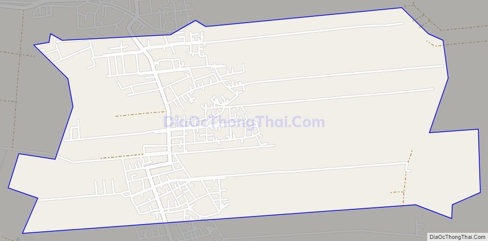 Bản đồ quy hoạch xã Đông Phong huyện Tiền Hải, Thái Bình