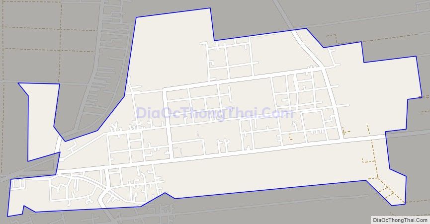 Bản đồ quy hoạch xã Đông Trung huyện Tiền Hải, Thái Bình