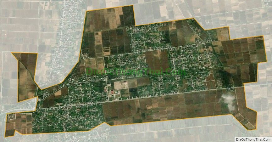Bản đồ quy hoạch xã Đông Trung huyện Tiền Hải, Thái Bình