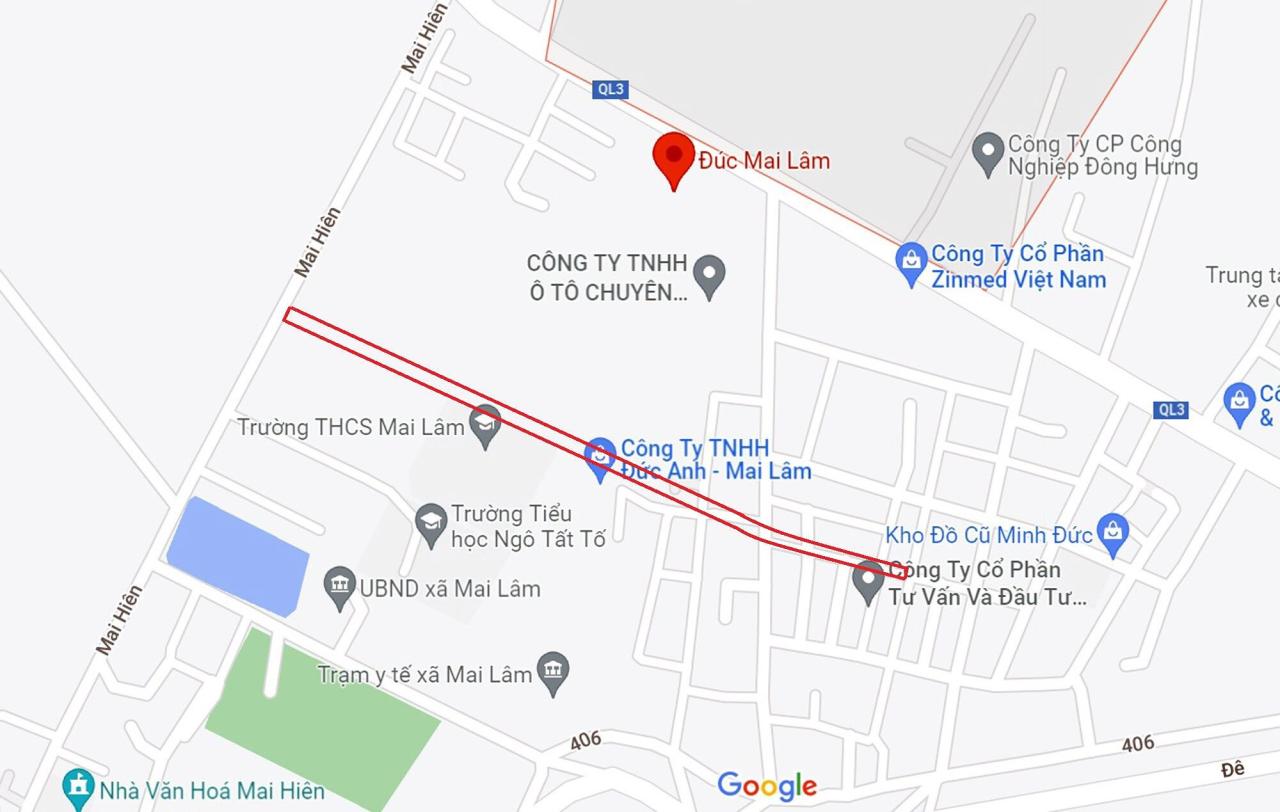 Bản đồ quy hoạch Xã Mai Lâm, Đông Anh, Hà Nội| Kế hoạch sử dụng đất