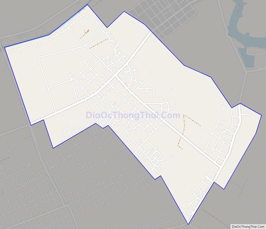 Bản đồ quy hoạch xã Nam Thắng huyện Tiền Hải, Thái Bình