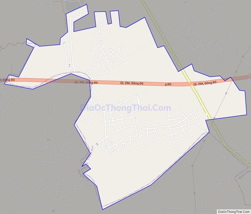 Bản đồ quy hoạch xã Quỳnh Trang huyện Quỳnh Phụ, Tp Thái Bình