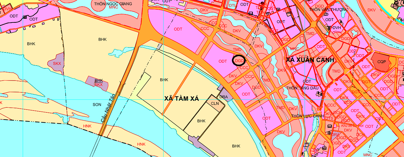 ban do quy hoach xa tam xa dong anh ha noi ke hoach su dung dat 55113 4
