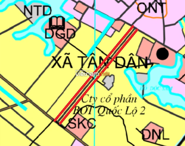 Bản đồ quy hoạch Xã Tân Dân, Sóc Sơn, Hà Nội| Kế hoạch sử dụng đất
