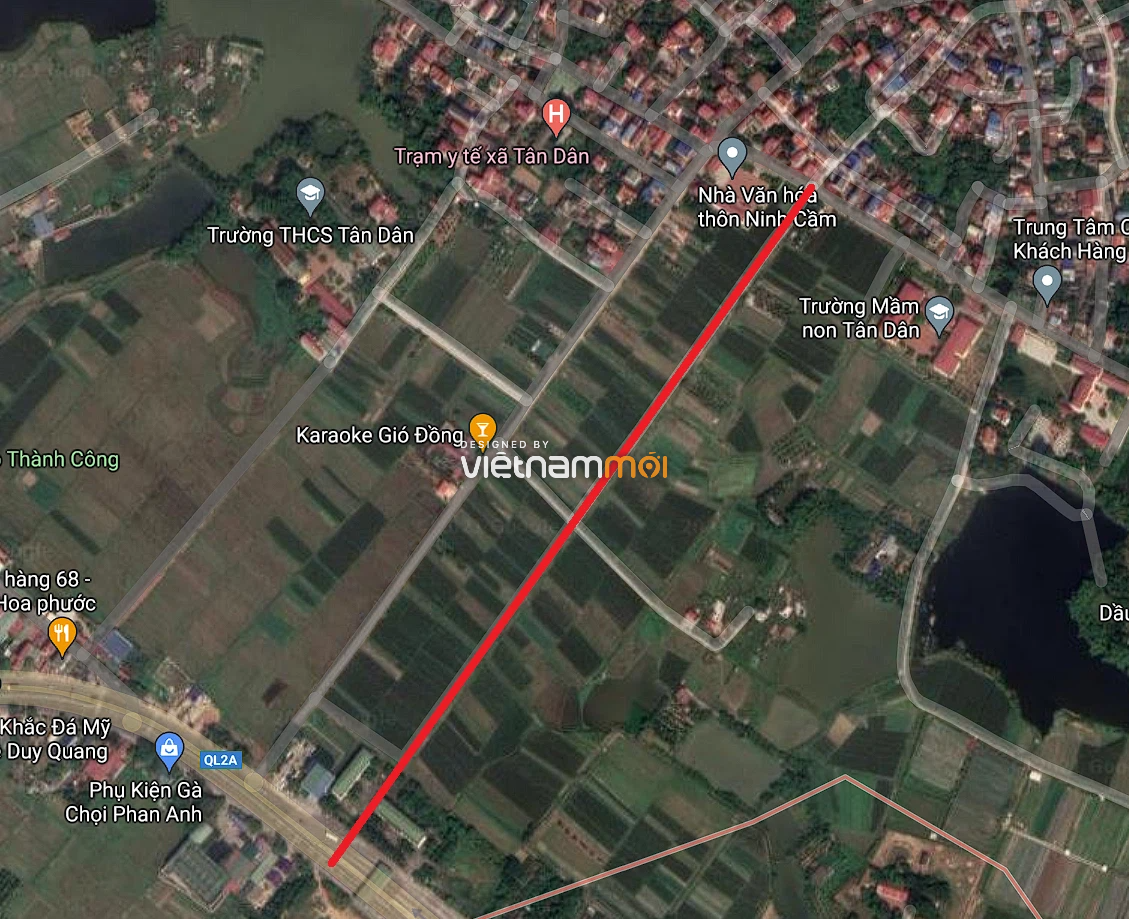 Bản đồ quy hoạch Xã Tân Dân, Sóc Sơn, Hà Nội| Kế hoạch sử dụng đất