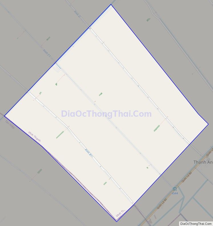 Bản đồ quy hoạch Xã Thạnh Thắng Vĩnh Thạnh, Cần Thơ
