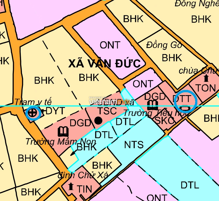 Bản đồ quy hoạch Xã Văn Đức, Gia Lâm, Hà Nội| Kế hoạch sử dụng đất