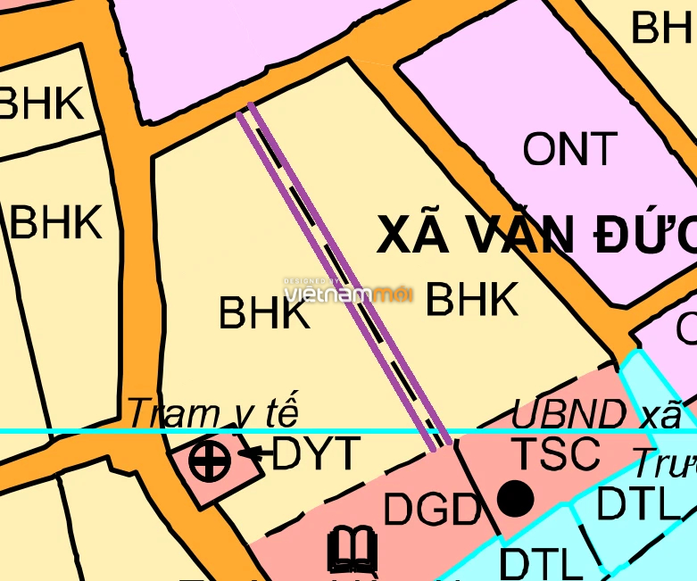 Bản đồ quy hoạch Xã Văn Đức, Gia Lâm, Hà Nội| Kế hoạch sử dụng đất