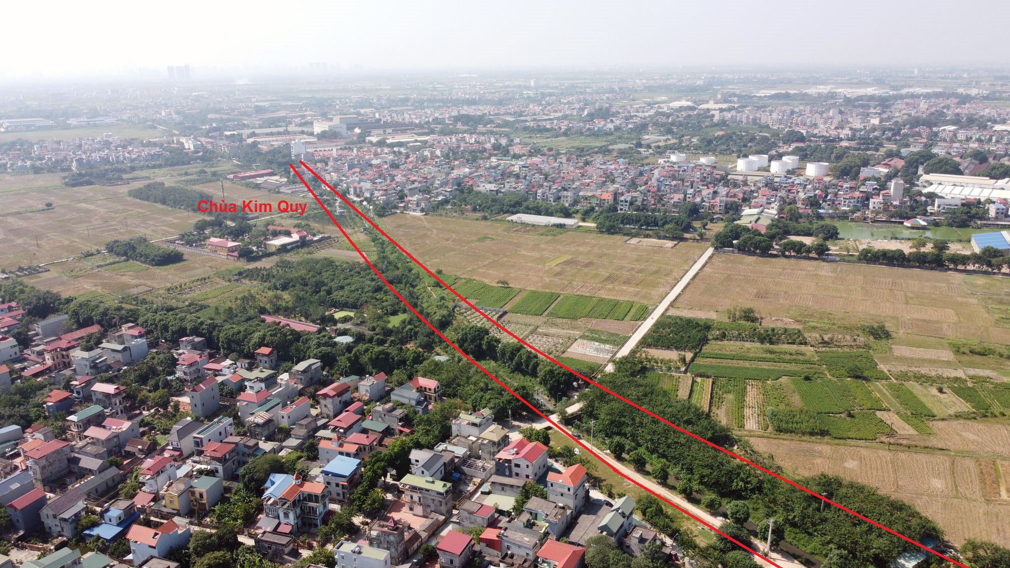 Vị trí ba đường sẽ mở theo qui hoạch ở xã Xuân Nộn, Đông Anh, Hà Nội - Ảnh 7.