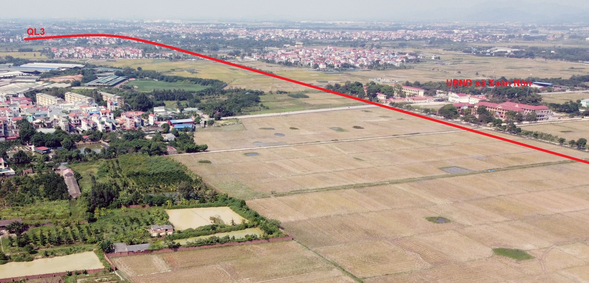 Vị trí ba đường sẽ mở theo qui hoạch ở xã Xuân Nộn, Đông Anh, Hà Nội - Ảnh 12.