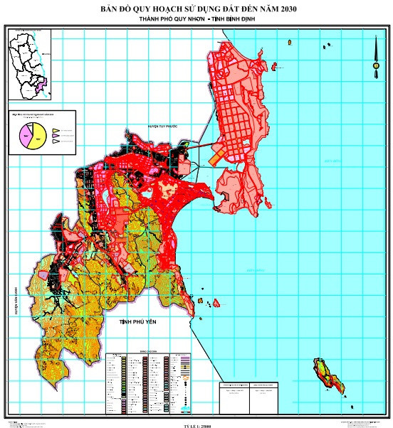 Bản đồ quy hoạch thành phố Quy Nhơn