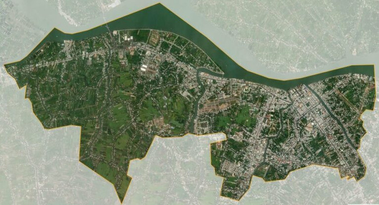 Bản đồ vệ tinh TP Vĩnh Long