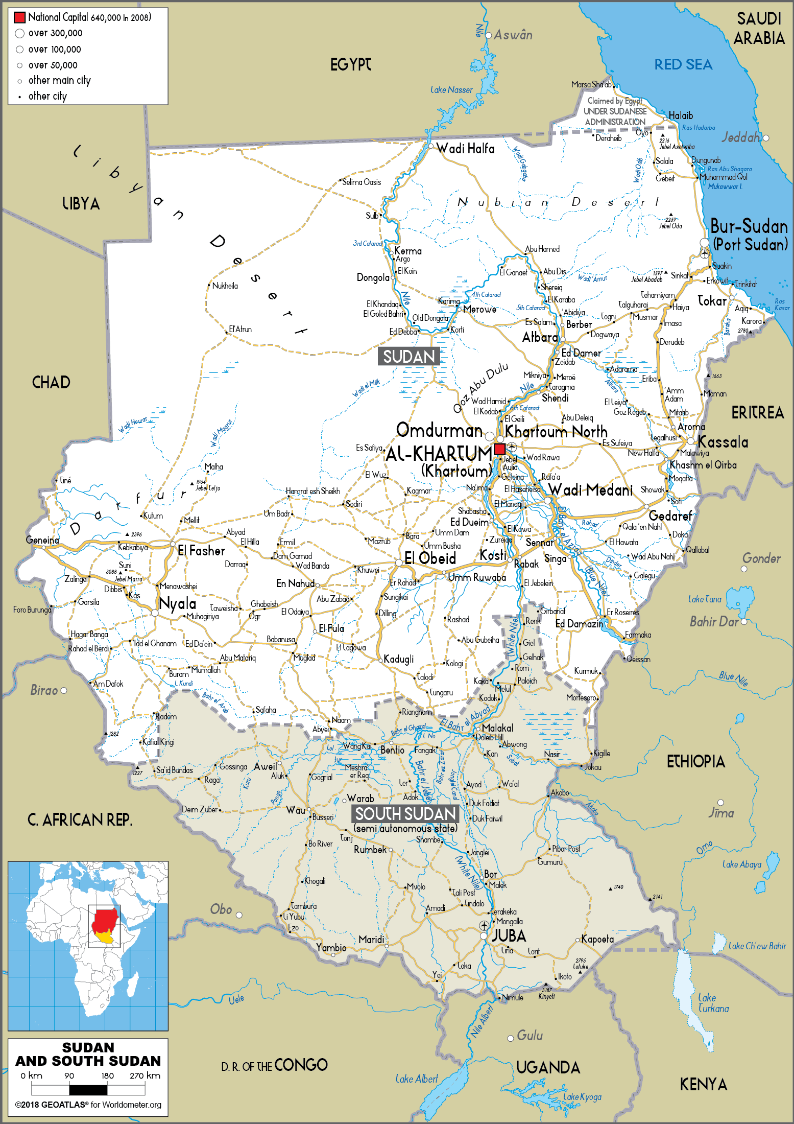 cap nhat 2024 ban do dat nuoc nam sudan south sudan map phong to nam 2023 73242 10