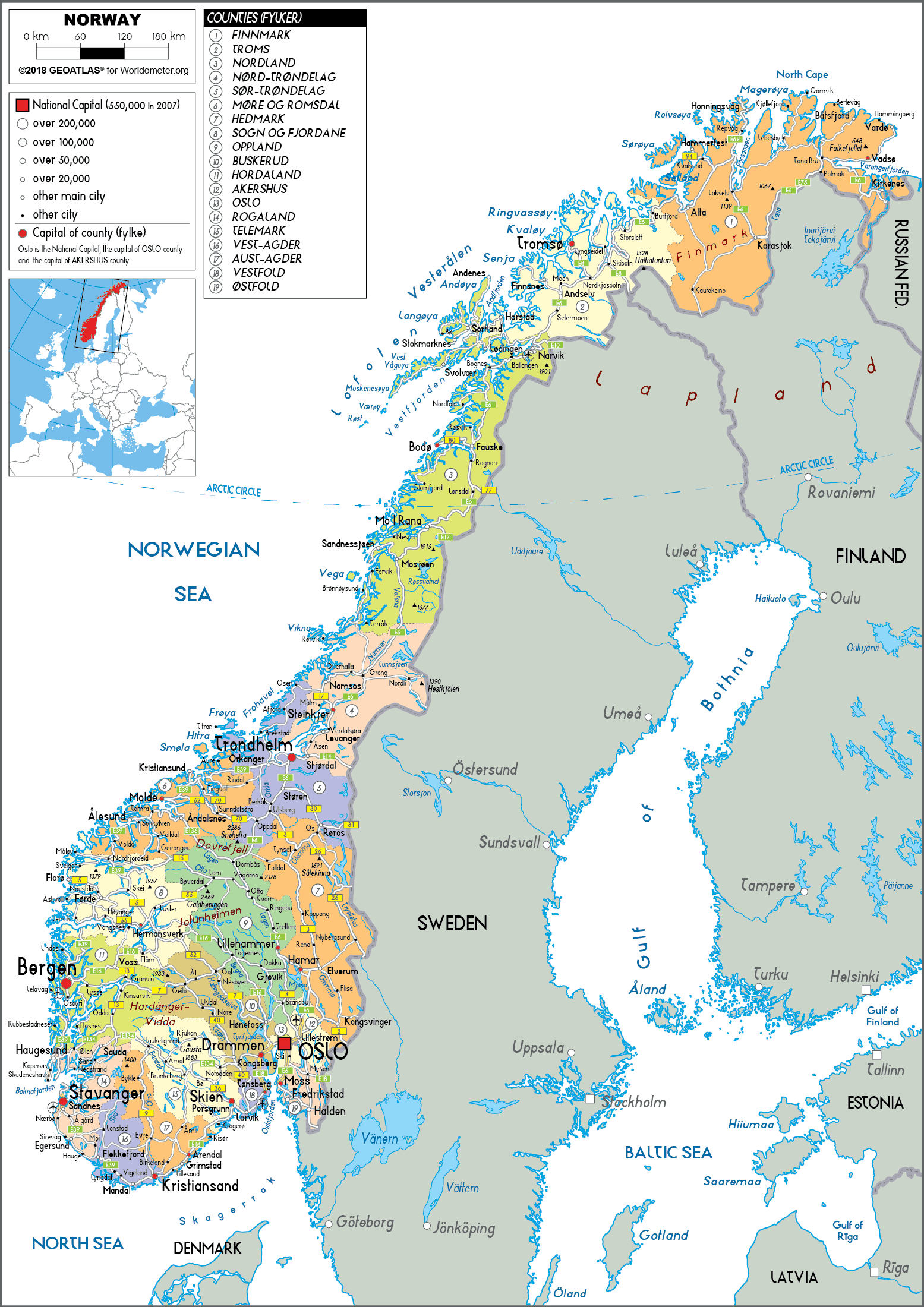 cap nhat 2024 ban do hanh chinh dat nuoc na uy norway map phong to nam 2023 73238 10