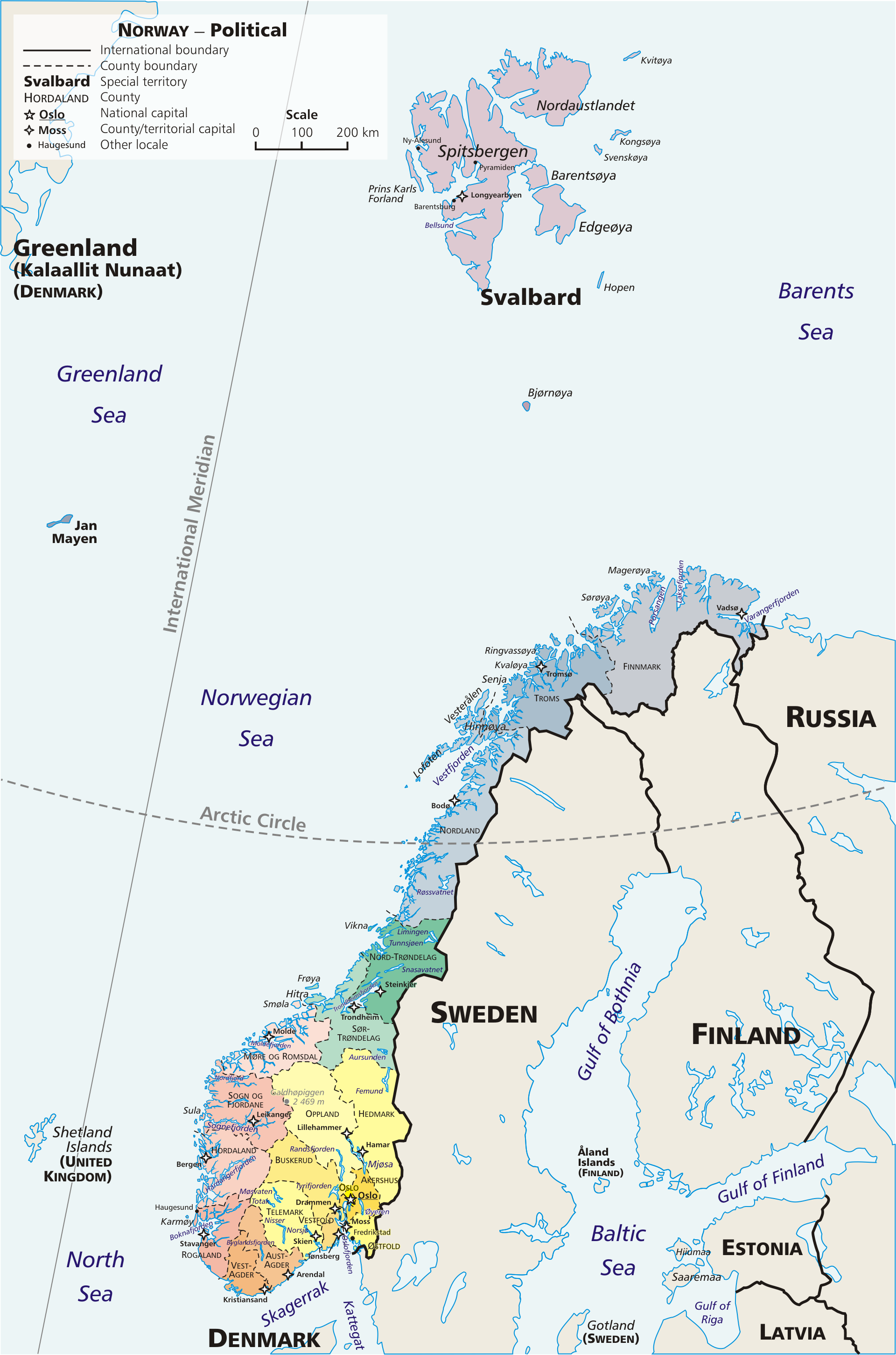 cap nhat 2024 ban do hanh chinh dat nuoc na uy norway map phong to nam 2023 73238 7