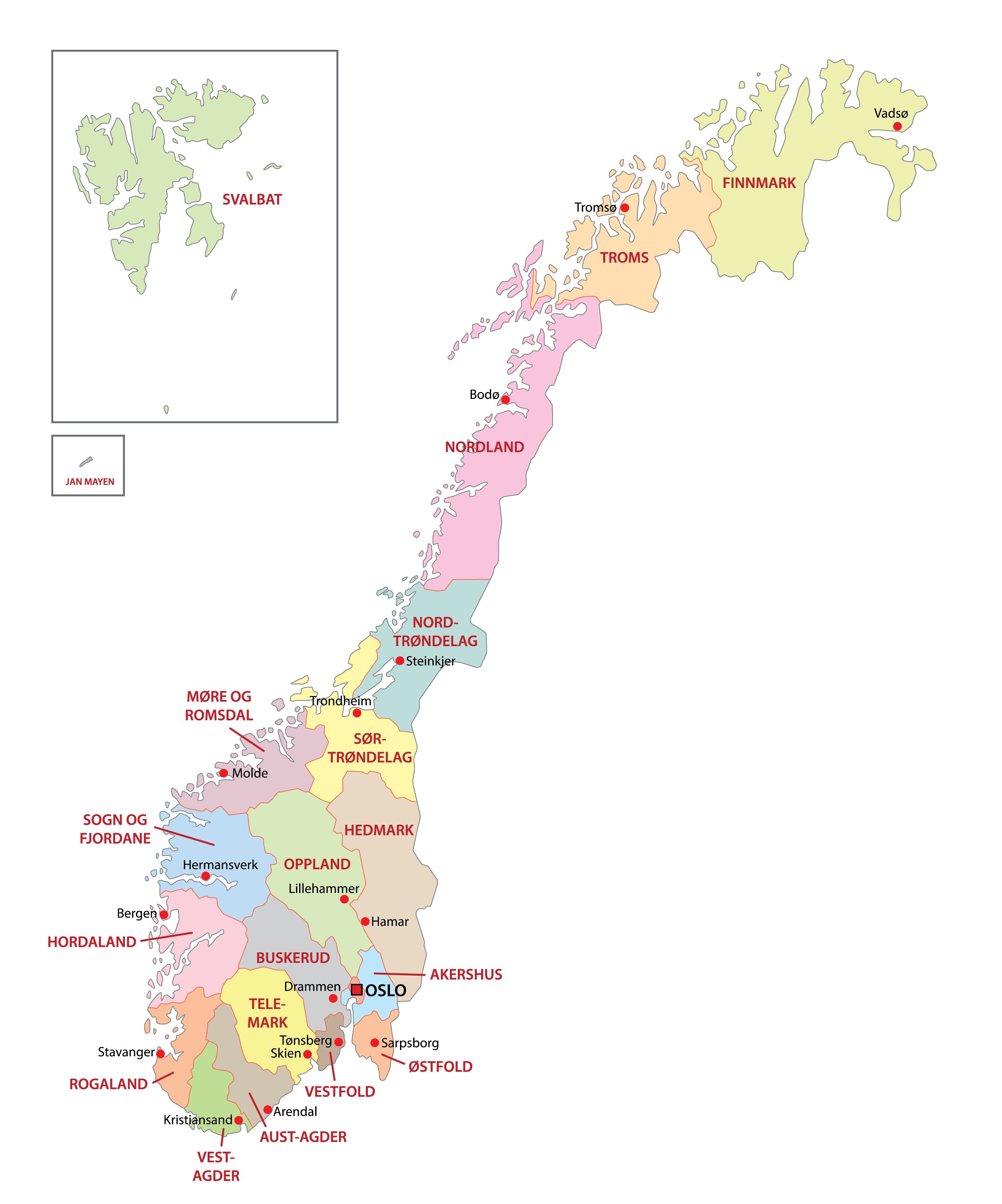 cap nhat 2024 ban do hanh chinh dat nuoc na uy norway map phong to nam 2023 73238 8