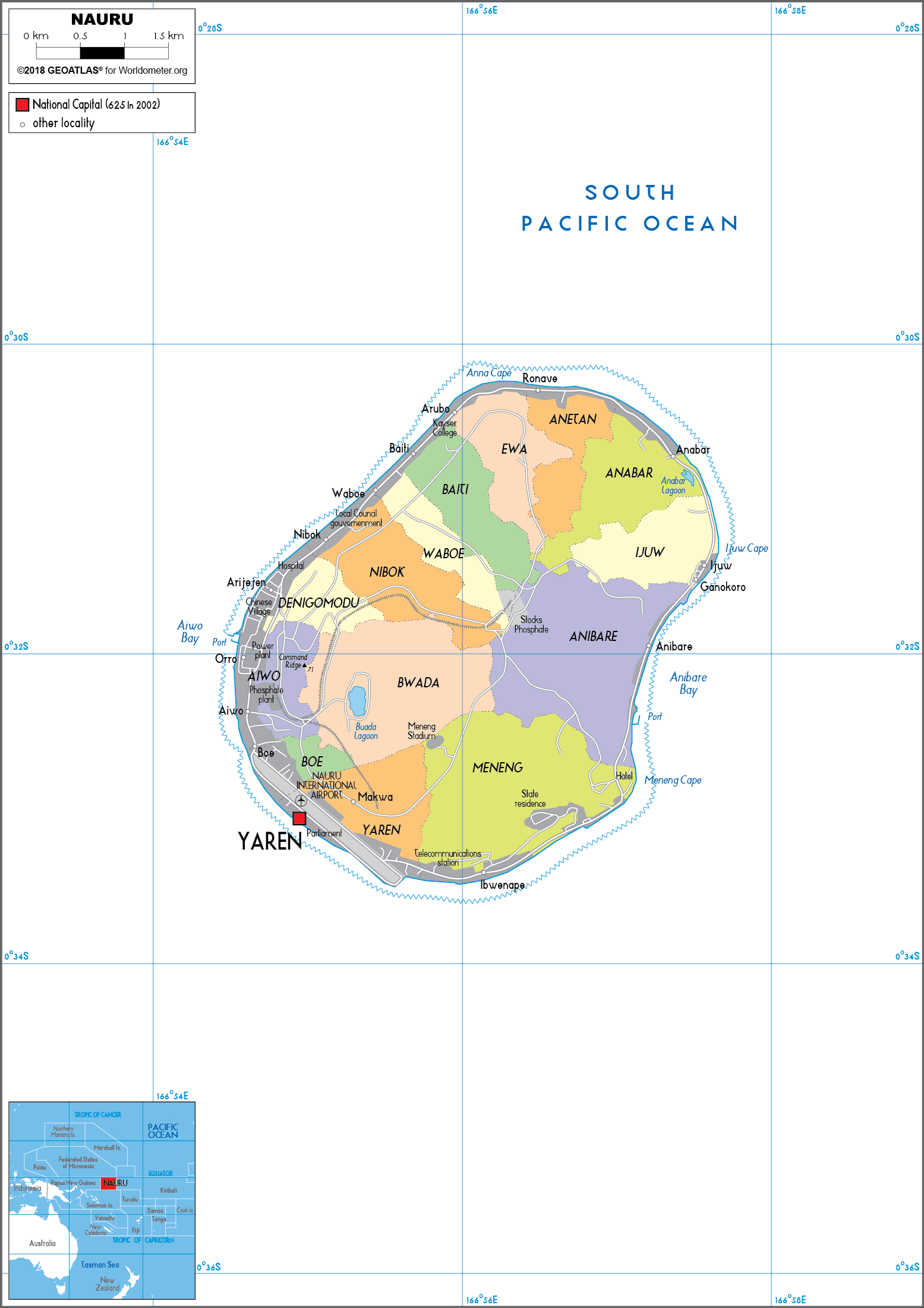 cap nhat 2024 ban do hanh chinh dat nuoc nauru nauru map phong to nam 2023 73240 5