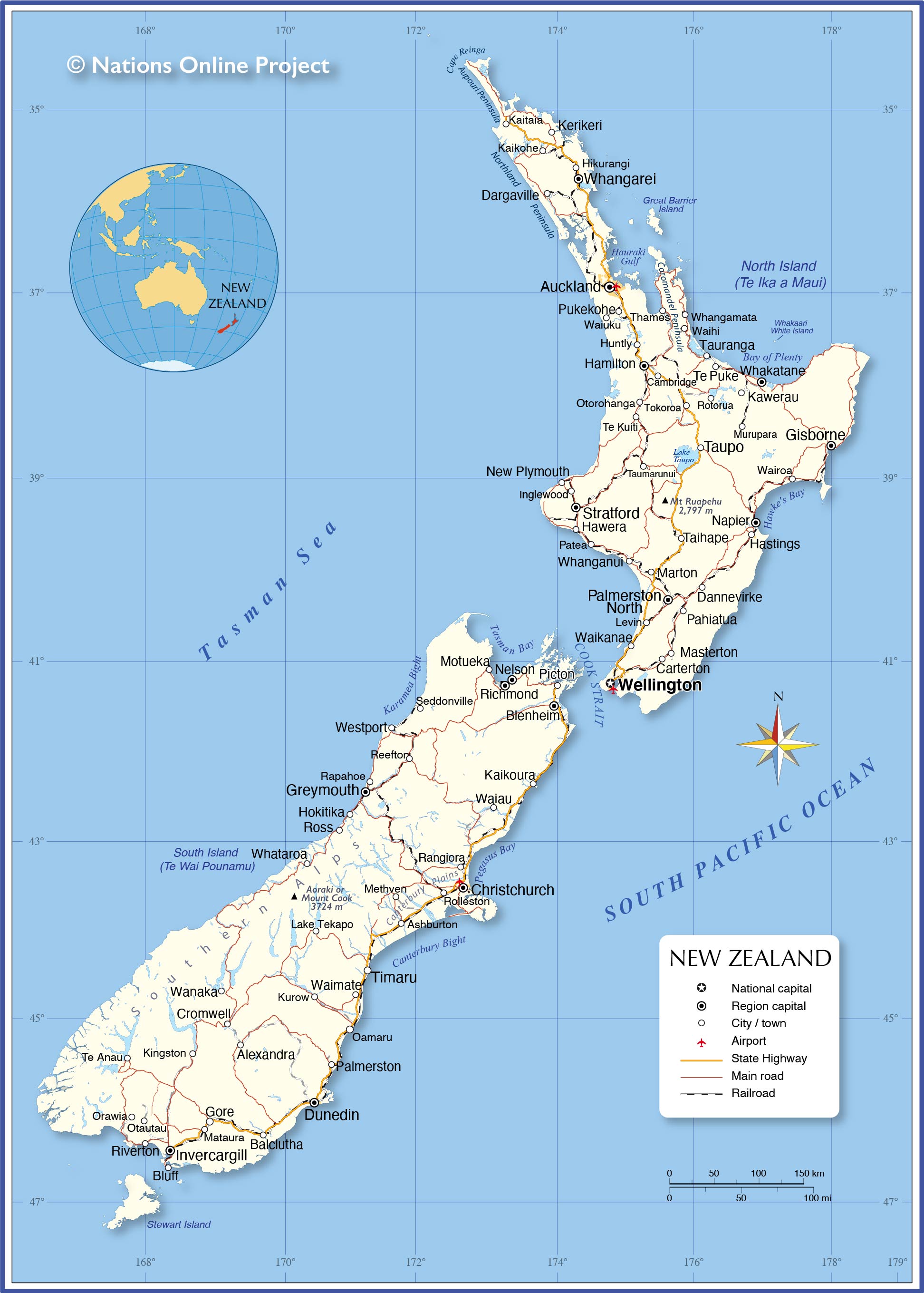 cap nhat 2024 ban do hanh chinh dat nuoc new zealand new zealand map phong to nam 2023 73234 16