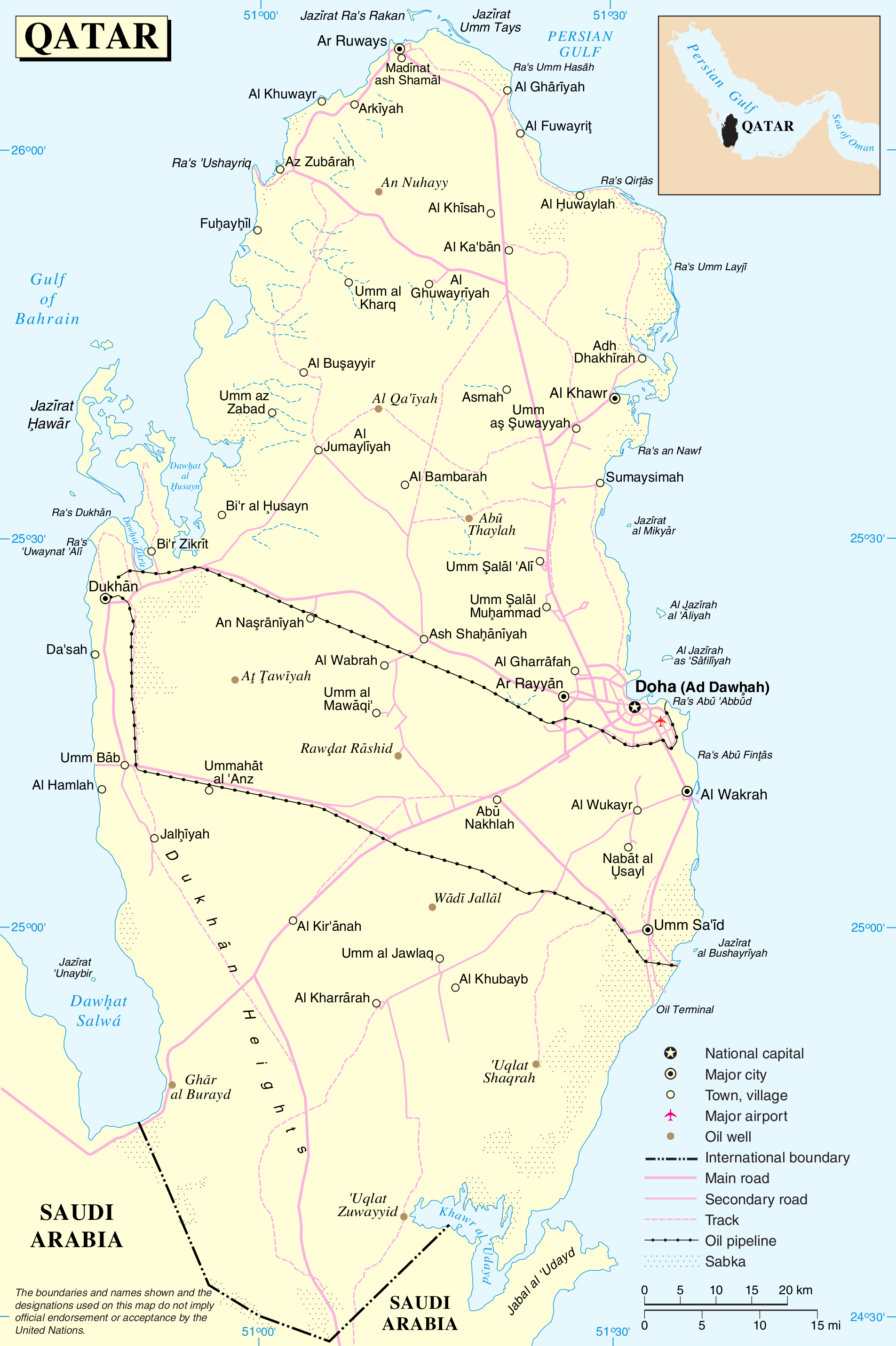 cap nhat 2024 ban do hanh chinh dat nuoc qatar qatar map phong to nam 2024 73232 4