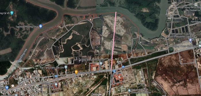 Đường dự kiến sẽ mở theo quy hoạch ở xã Long Hoà, huyện Cần Giờ, TP HCM (phần 6) Đường dự kiến sẽ mở theo quy hoạch ở xã Long Hoà, huyện Cần Giờ, TP HCM (phần 6)