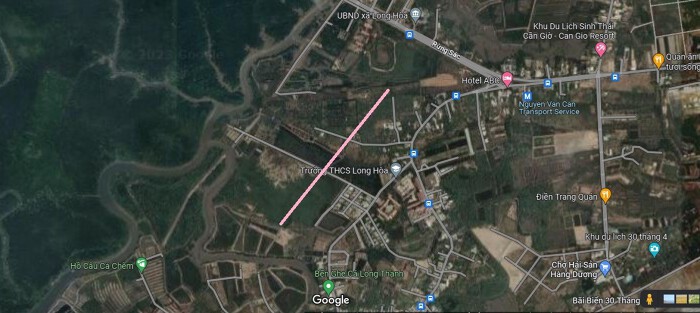 Đường dự kiến sẽ mở theo quy hoạch ở xã Long Hoà, huyện Cần Giờ, TP HCM (phần 6) Đường dự kiến sẽ mở theo quy hoạch ở xã Long Hoà, huyện Cần Giờ, TP HCM (phần 6)