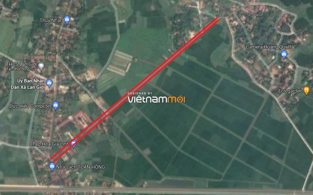 Đường sẽ mở ở xã Lan Giới, huyện Tân Yên, tỉnh Bắc Giang Đường sẽ mở ở xã Lan Giới, huyện Tân Yên, tỉnh Bắc Giang